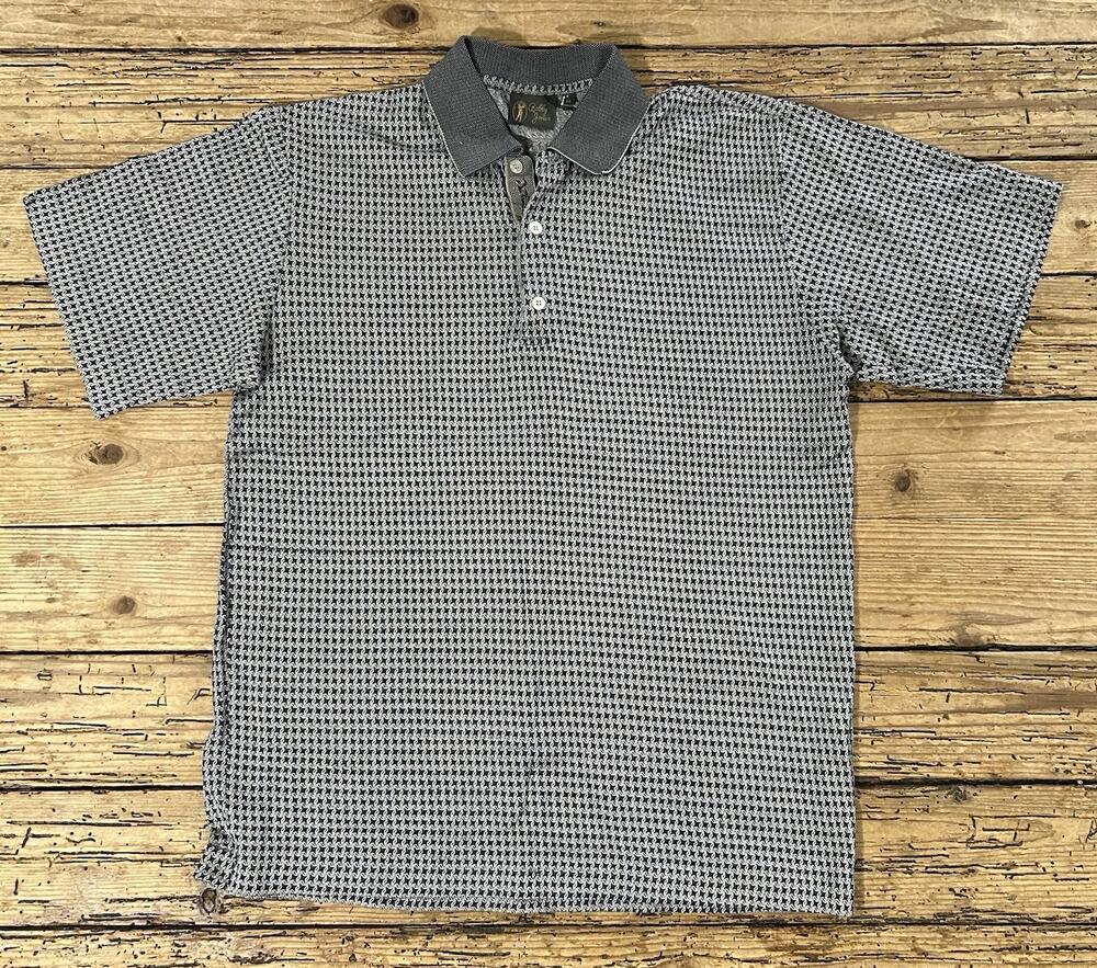 Bobby Jones Men’s Size M Blue/Tan Polo Shirt